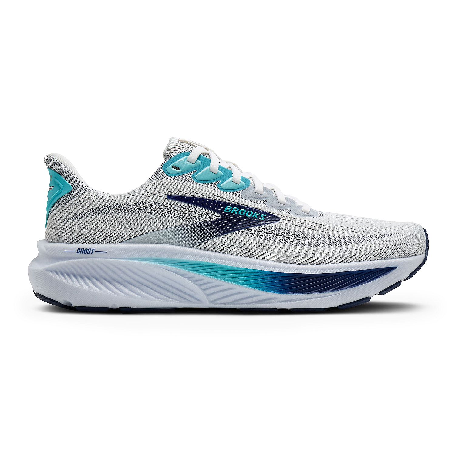 121857-Brooks-Ghost-17-hardloopschoenen-WhiteBeacon-BlueIpanema-heren-afbeelding-1
