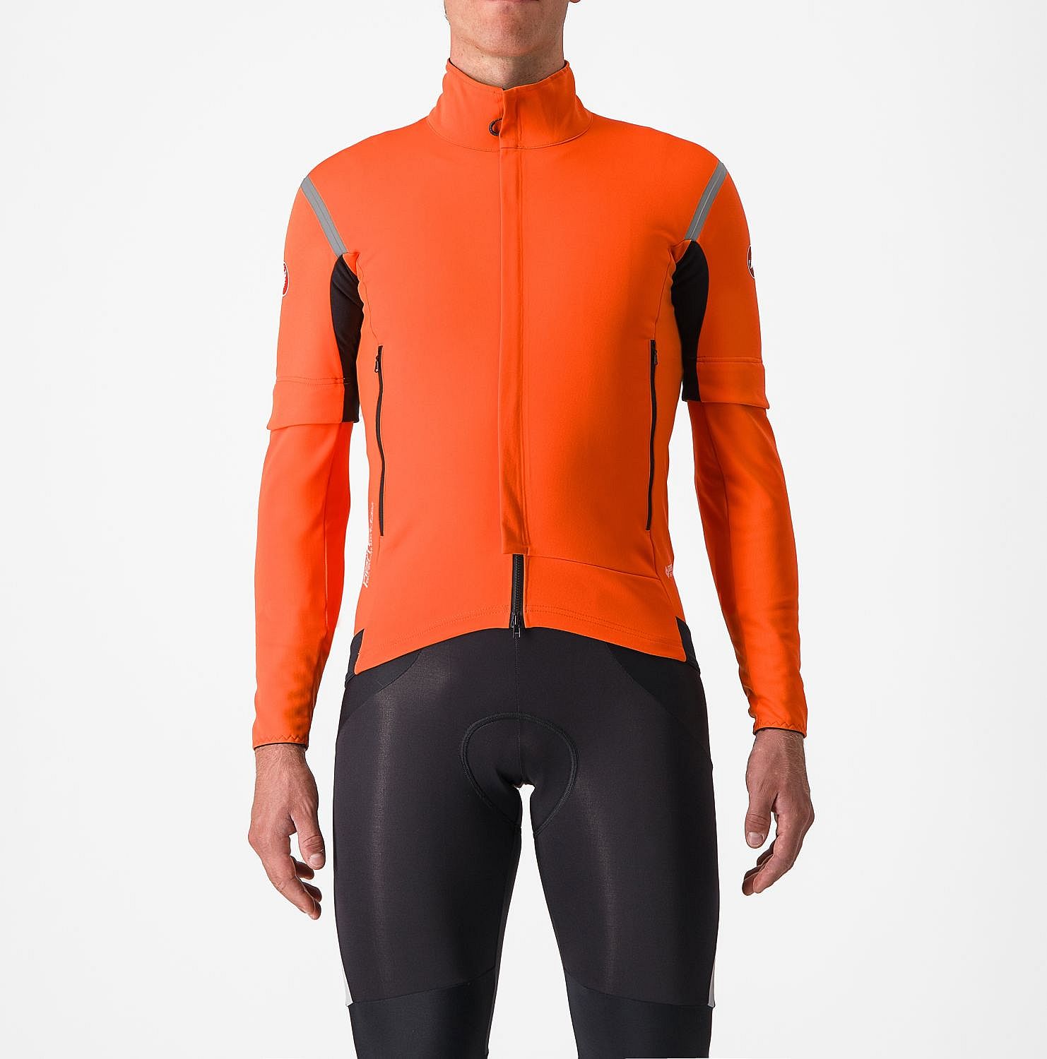 104814-Castelli-Perfetto-RoS-2-Convertible-jacket-brilliant-orangesilver-reflex-heren-afbeelding-1