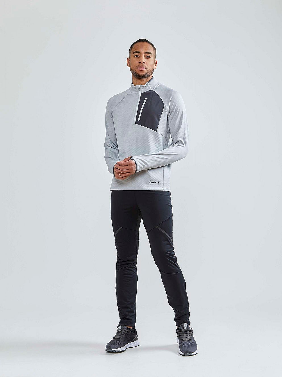 92995-Craft-Core-Trim-Thermal-Midlayer-grey-melange-heren-afbeelding-2