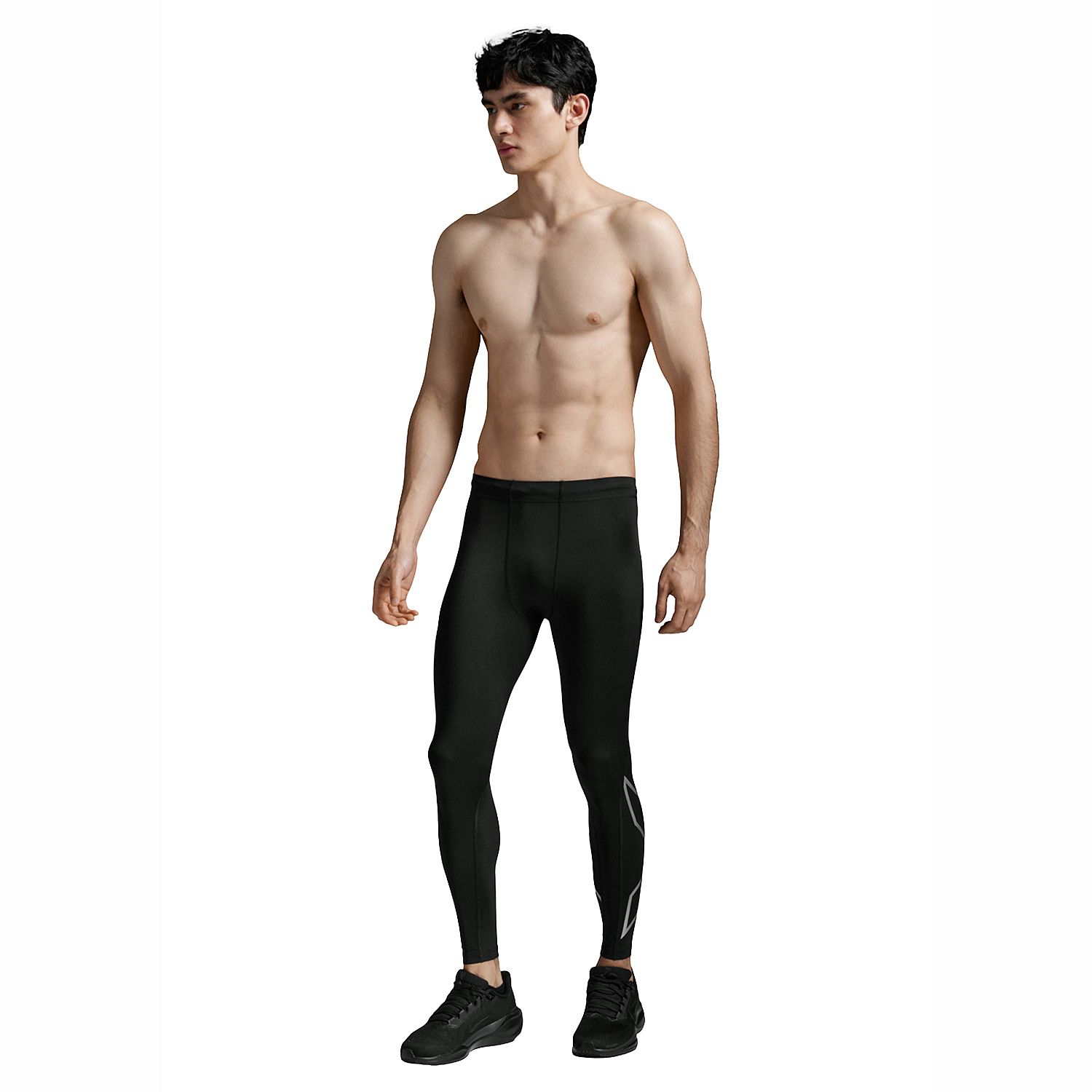 141854-2XU-MCS-Run-Compressie-tights-BlackSilver-heren-afbeelding-2