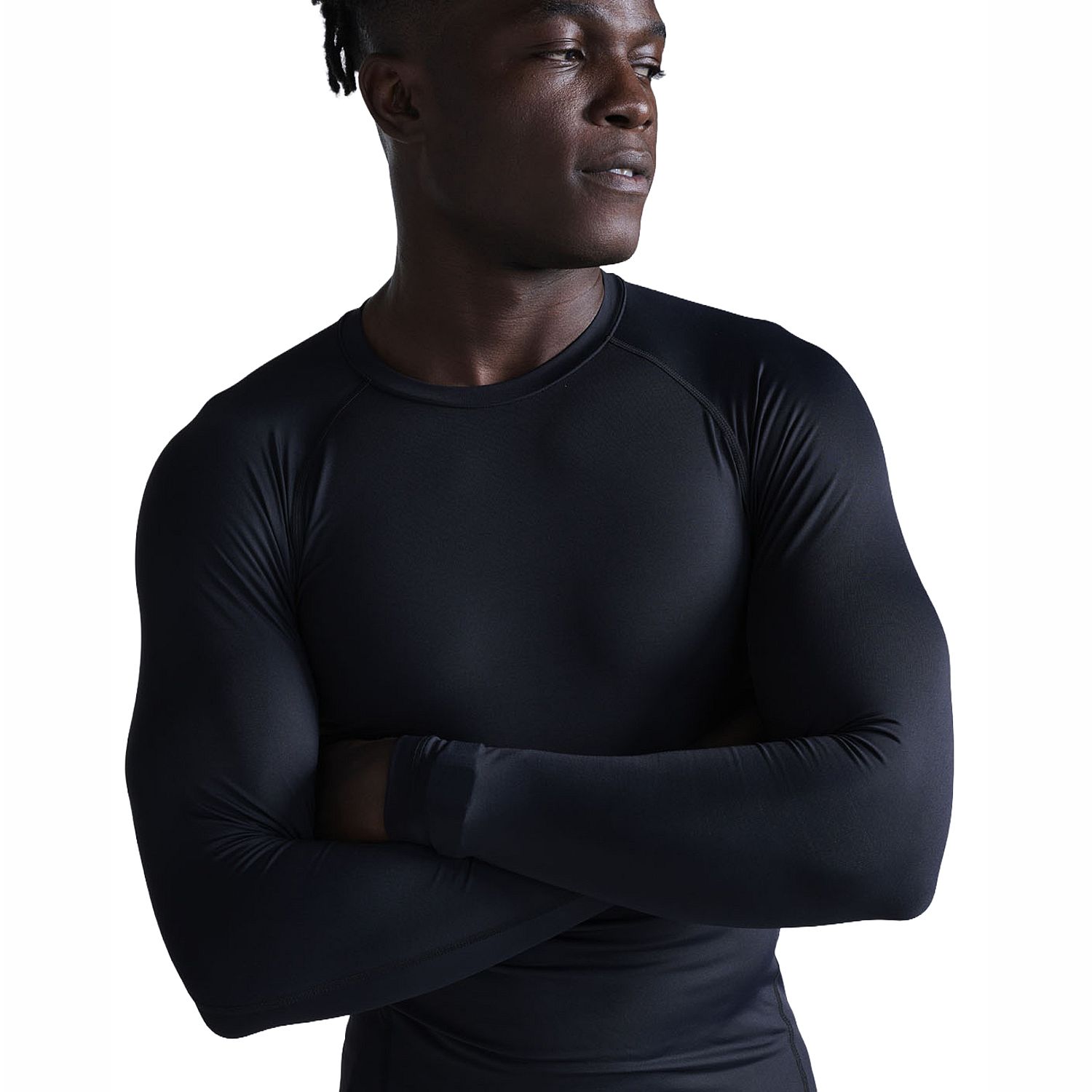 141783-2XU-Core-compression-hardloopshirt-lange-mouw-Black-heren-afbeelding-5