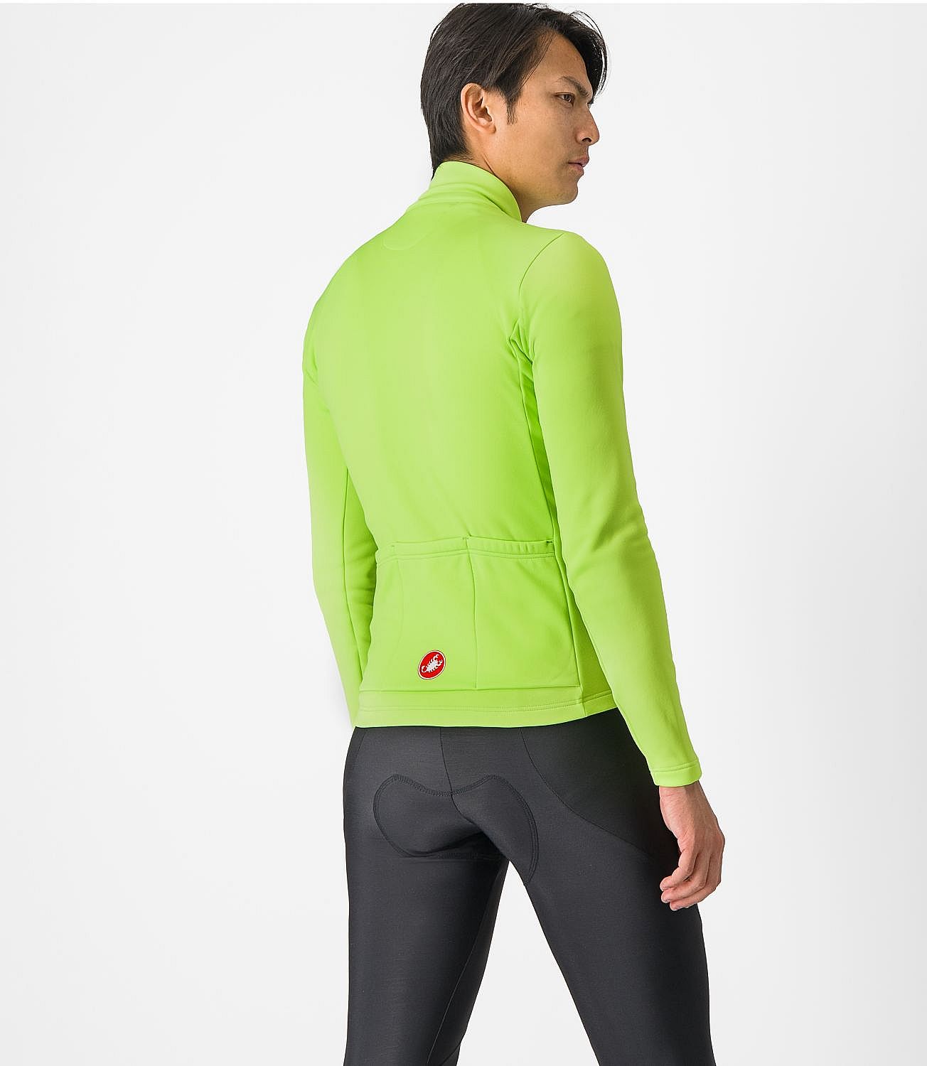 103189-Castelli-Entrata-Thermal-fietsshirt-lange-mouw-electric-limedark-gray-heren-afbeelding-2