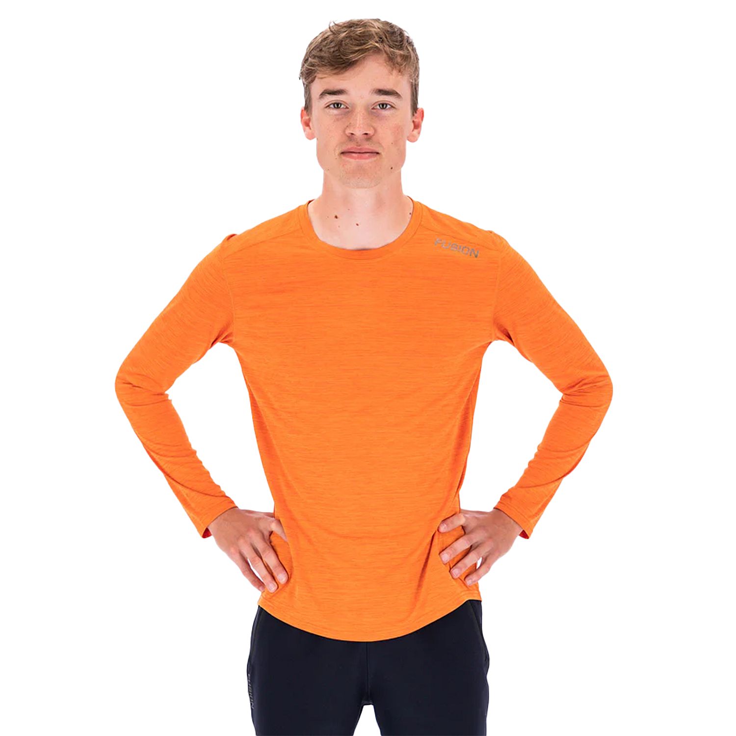 0282-ORA-Fusion-C3-LS-Shirt-oranje-heren-afbeelding-1