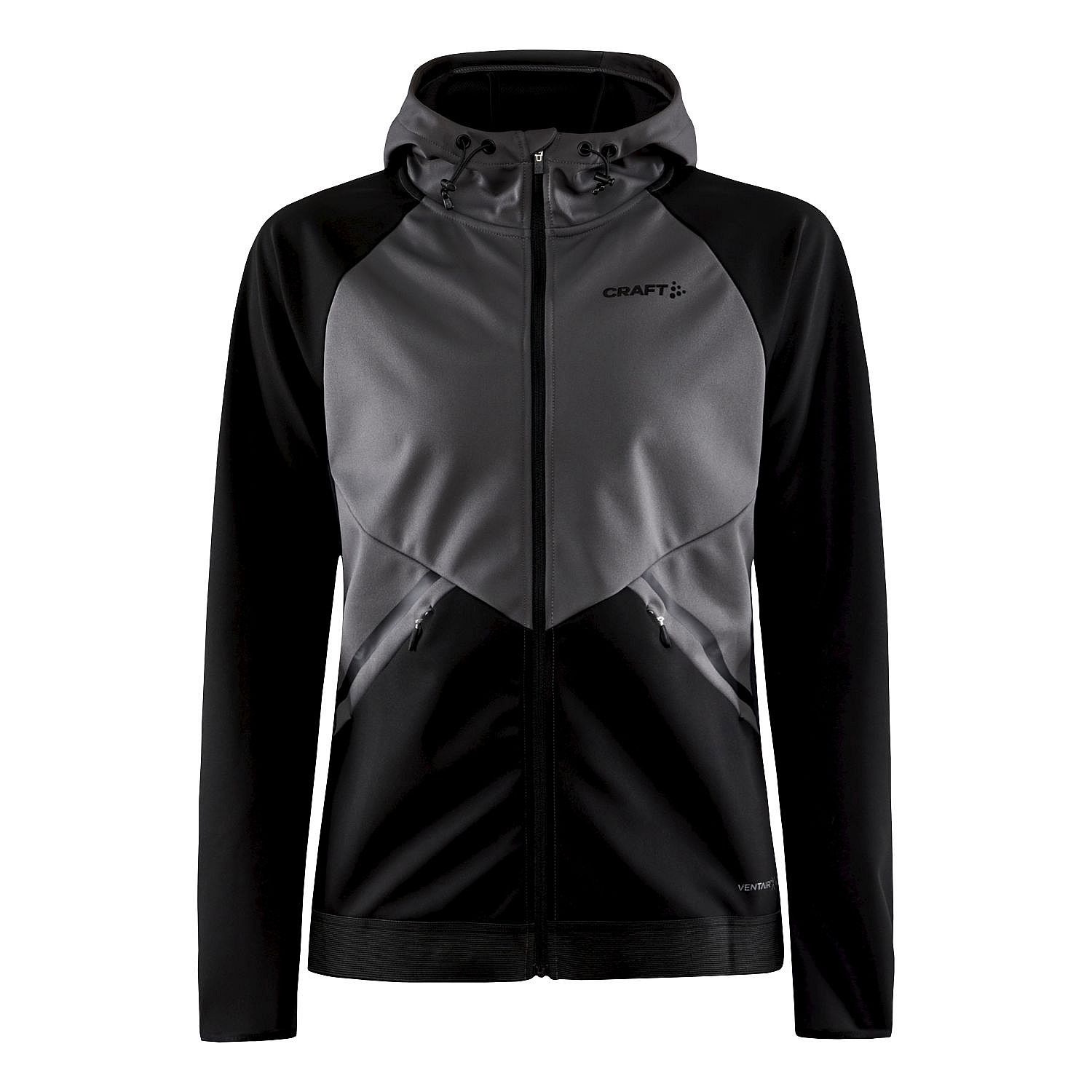 81037-Craft-Glide-hood-jack-zwart-dames-afbeelding-1