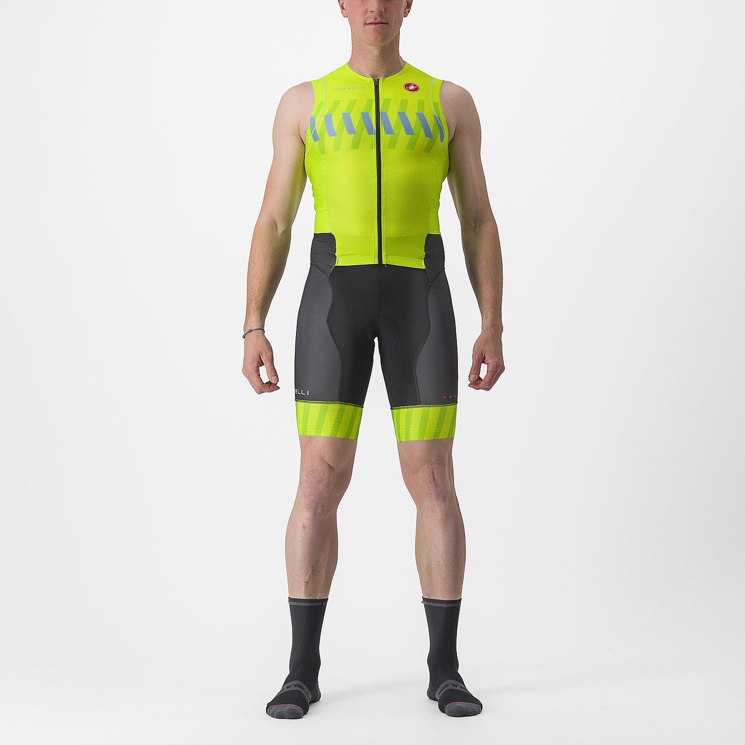 84430-Castelli-Free-Sanremo-2-trisuit-mouwloos-groengeel-heren-afbeelding-1