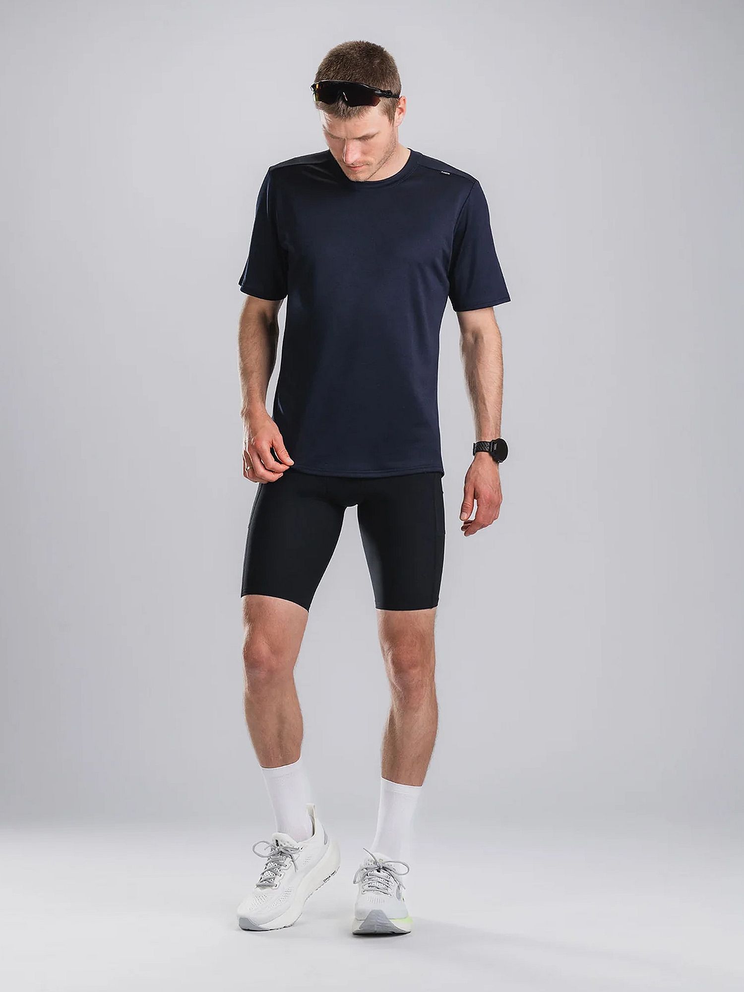 144481-Fusion-Tempo-Two-Run-T-shirt-heren-donkerblauw-afbeelding-4
