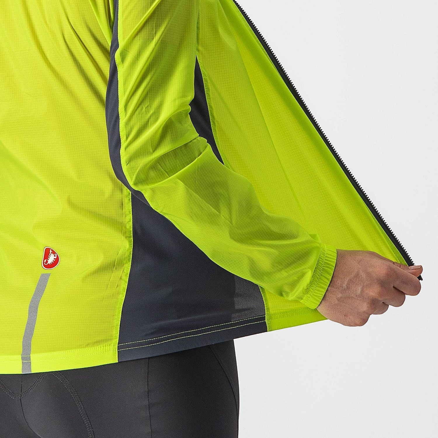 82342-Castelli-Squadra-stretch-fietsjack-lange-mouw-groengeel-dames-afbeelding-4