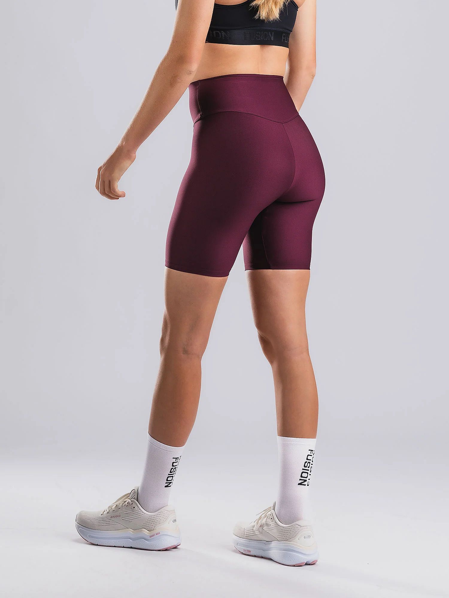119840-Fusion-High-Rise-Short-Tights-bordeaux-dames-afbeelding-2