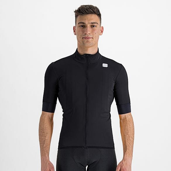 77660-Sportful-Fiandre-light-no-rain-fietsjack-korte-mouw-zwart-heren-afbeelding-1