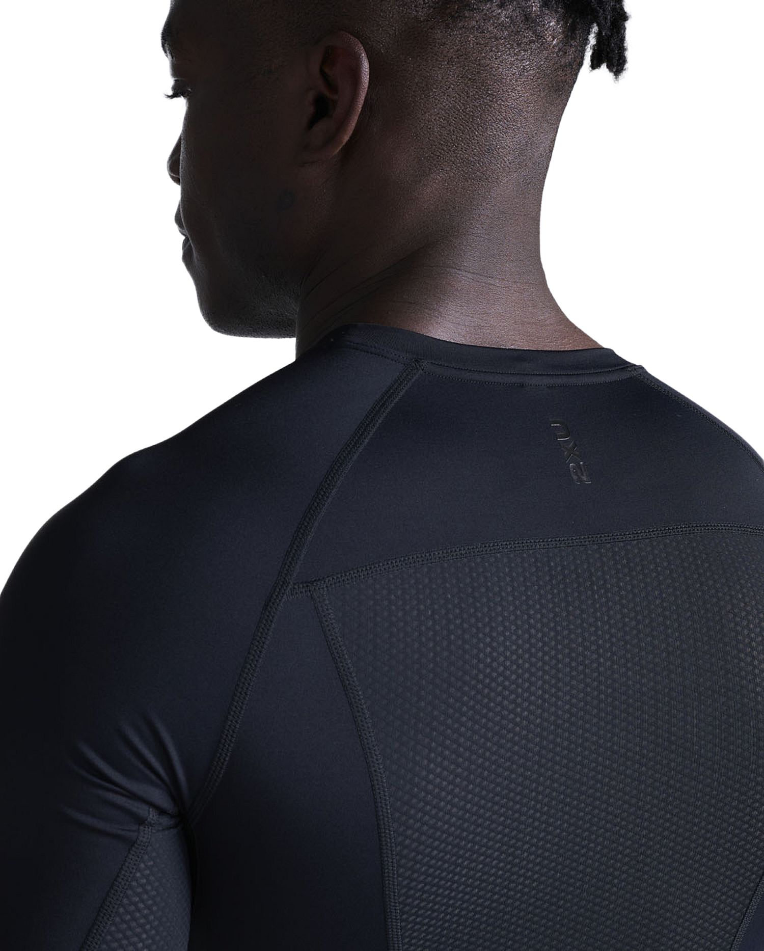 141808-2XU-Core-compression-hardloopshirt-korte-mouw-Black-heren-afbeelding-6