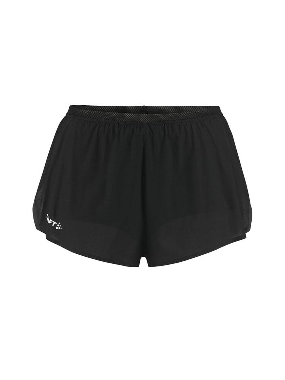 114263-Craft-Race-Day-Split-hardloopbroek-kort-zwart-dames-afbeelding-1
