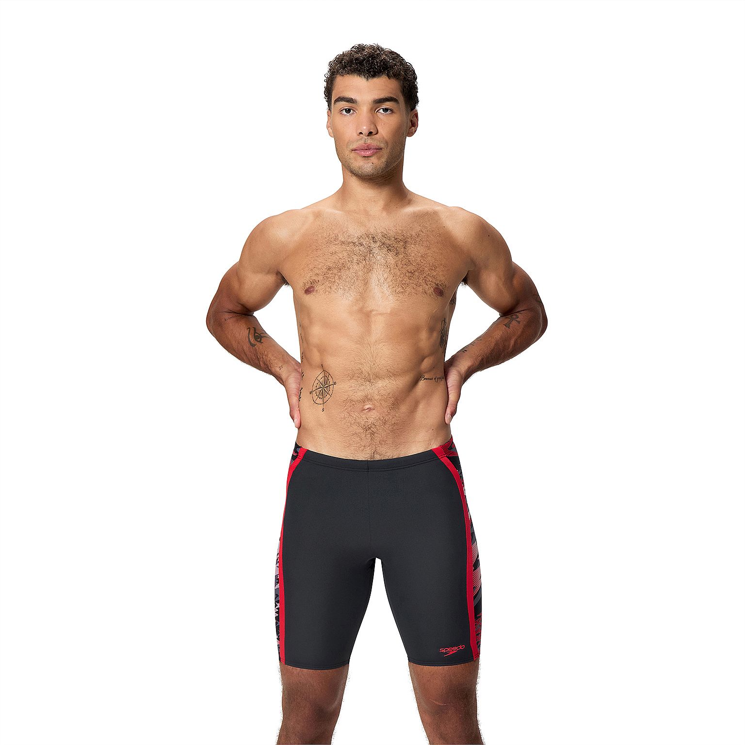 143566-Speedo-Hyperboom-Splice-jammer-zwartrood-heren-afbeelding-1