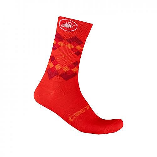 4521554-656-Castelli-Rombo-18-fietsokken-rood-heren-afbeelding-1