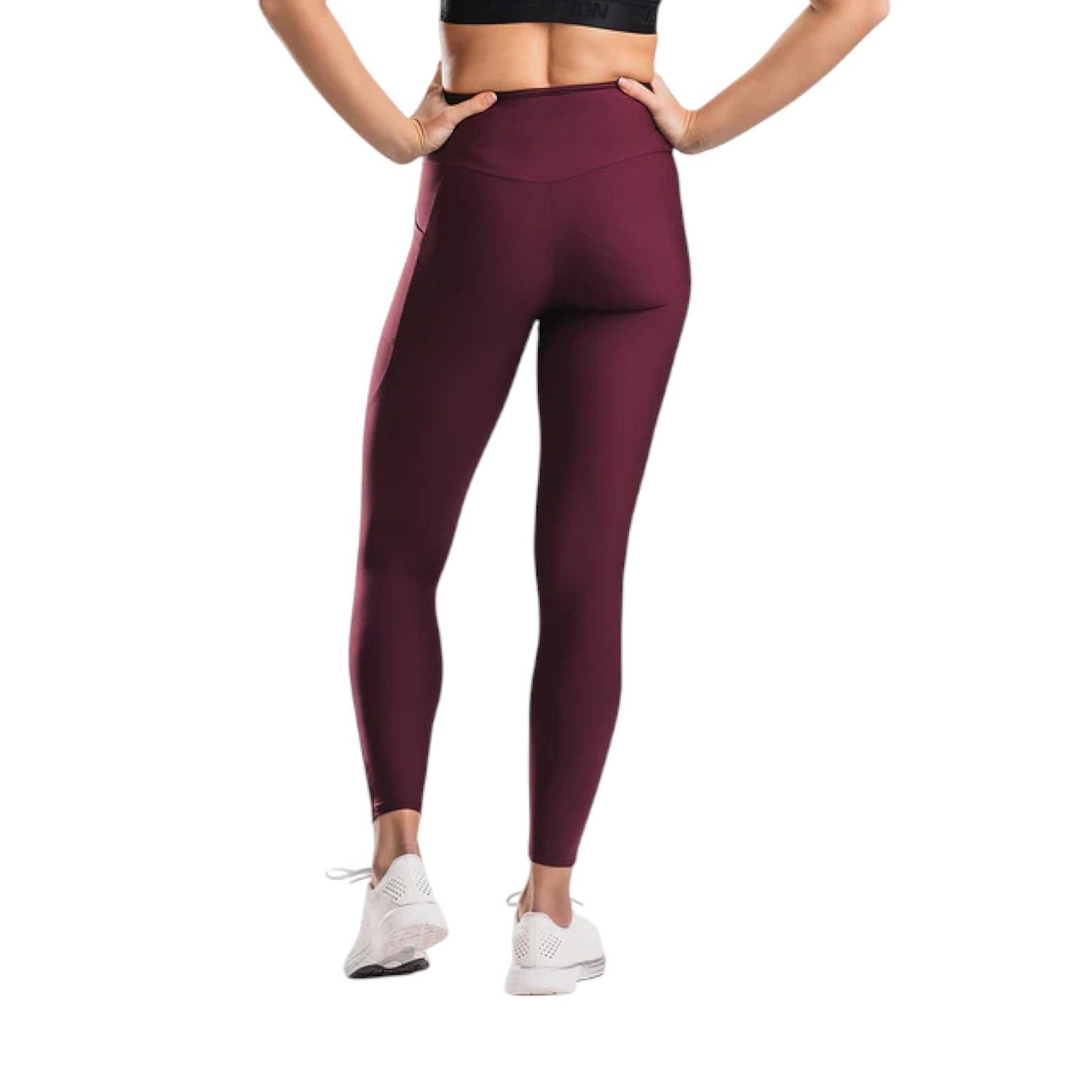 123187-Fusion-High-Rise-Tights-Pocket-bordeaux-dames-afbeelding-2