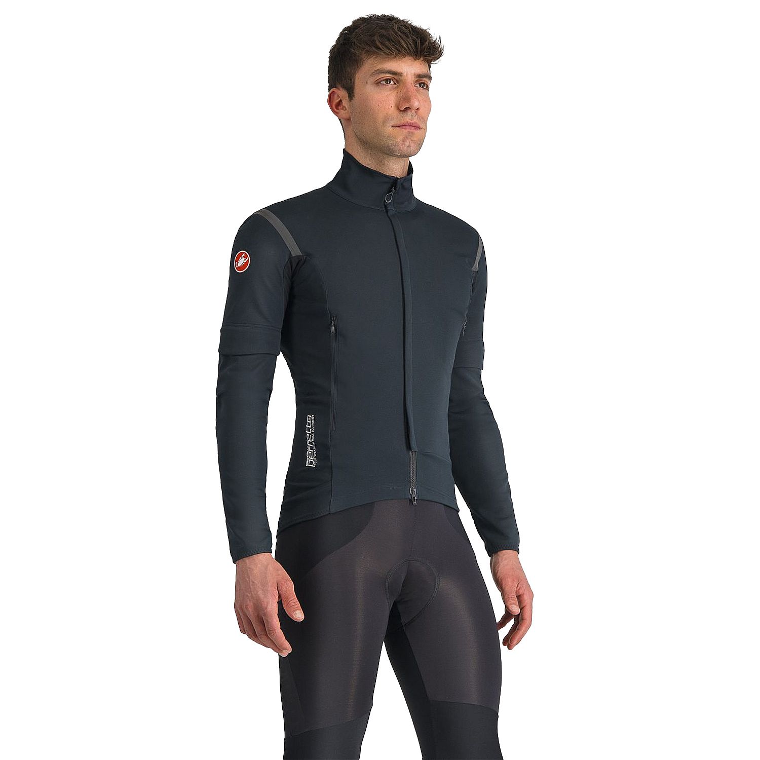 103072-Castelli-Perfetto-RoS-2-Convertible-jacket-light-blackblack-reflex-heren-afbeelding-1