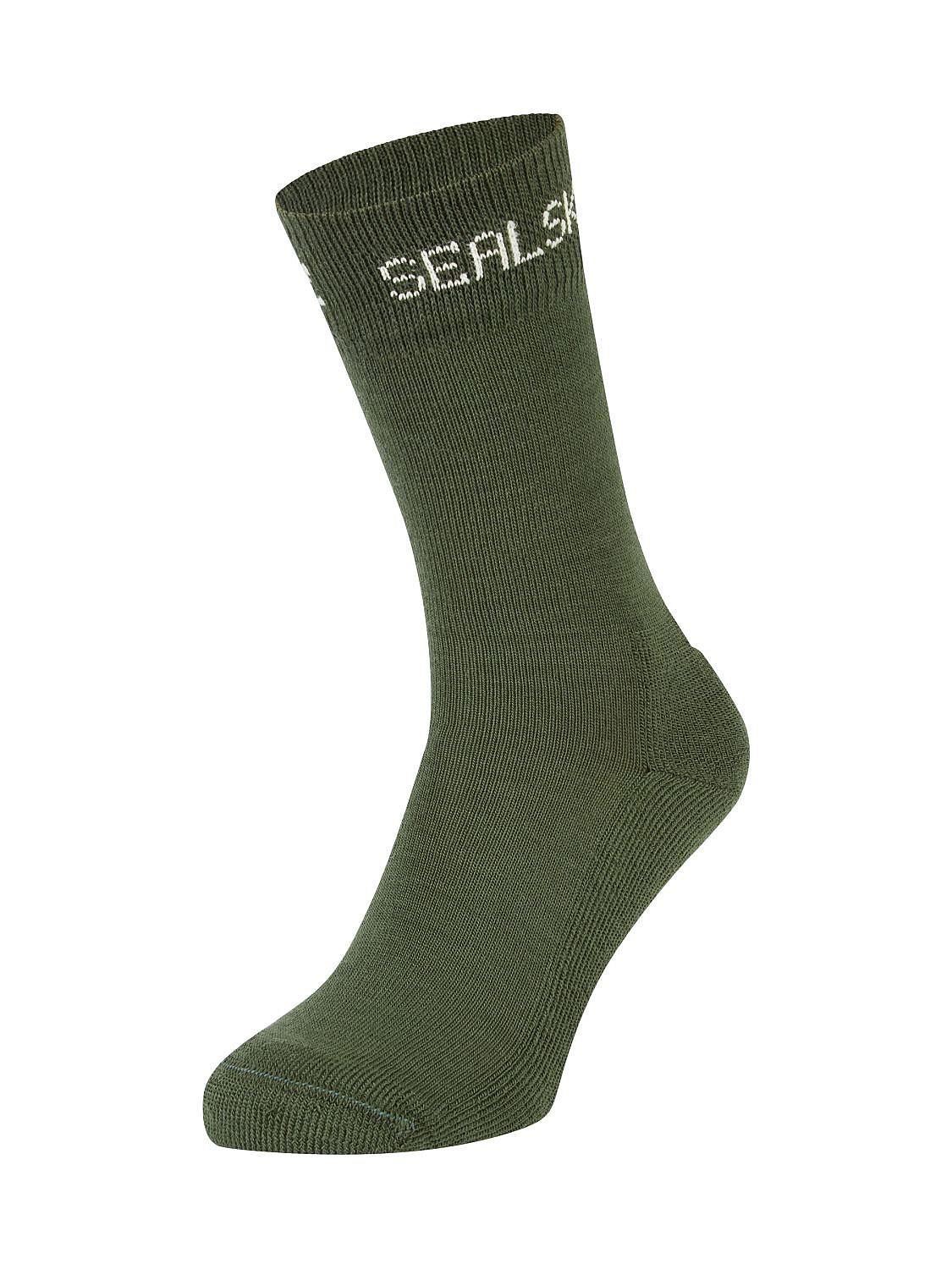 103982-Sealskinz-Suffield-Solo-Merino-fietssok-olive-unisex-afbeelding-2