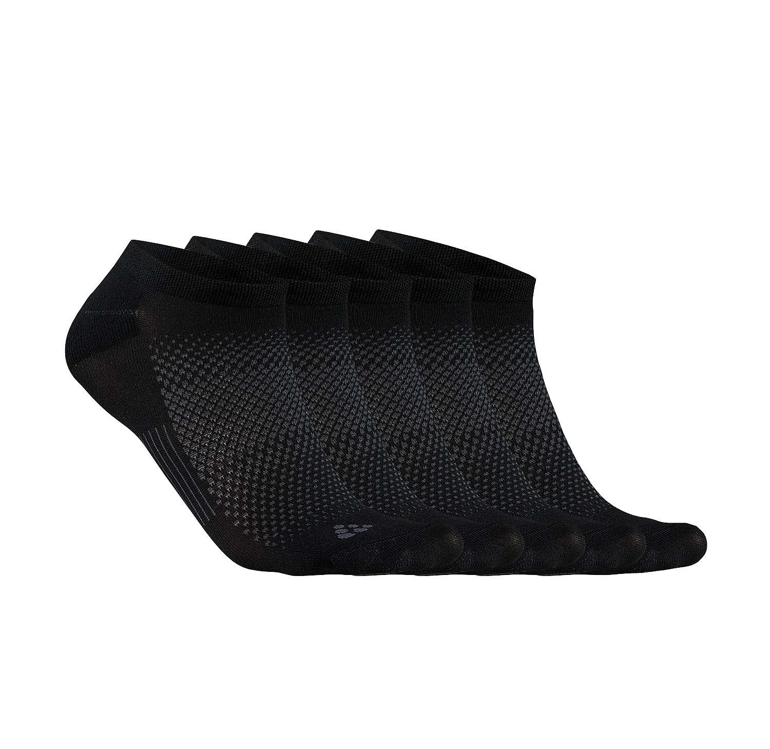 119226-Craft-CORE-Dry-Footies-sokken-5-pack-zwart-unisex-afbeelding-1