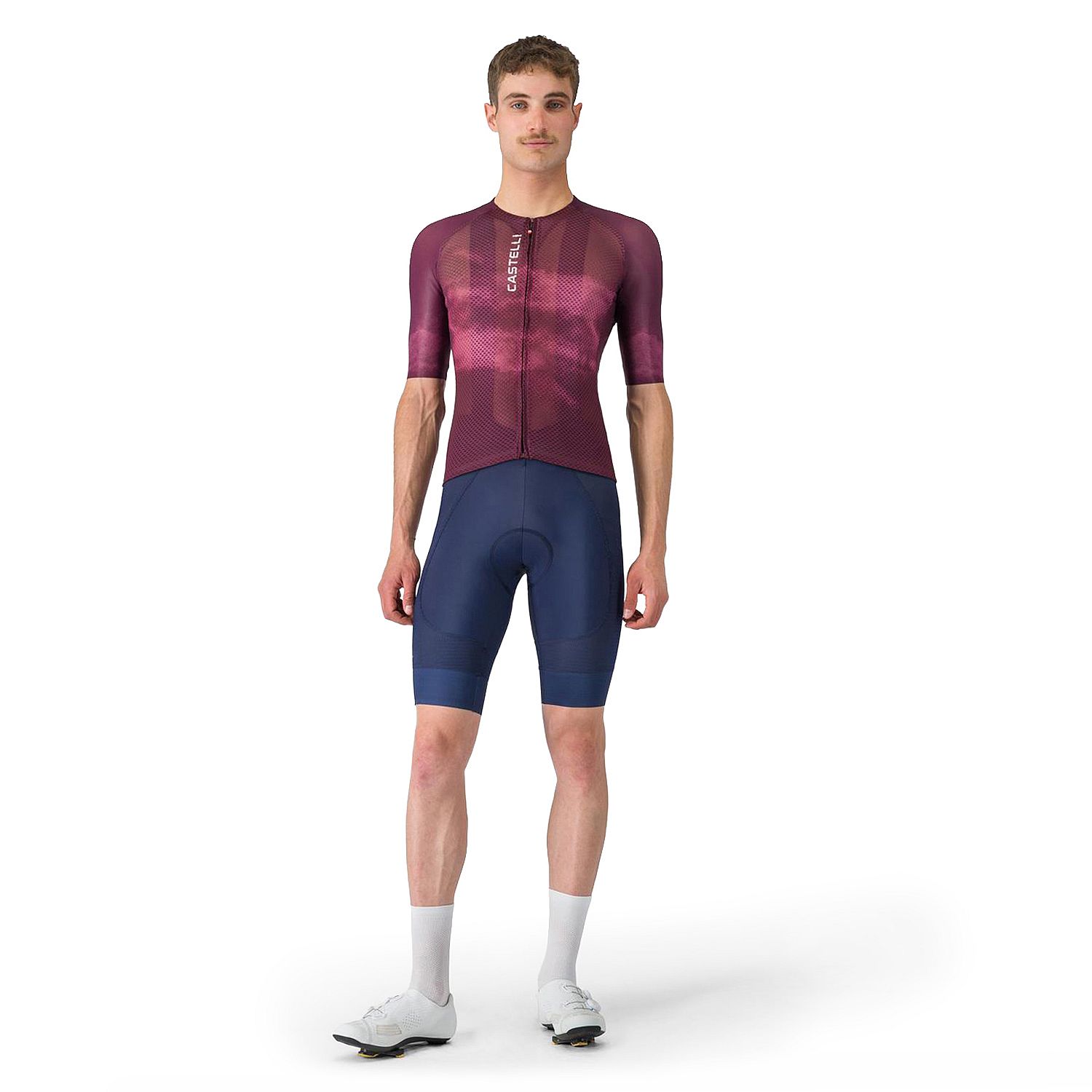 140768-Castelli-climbers-ac-jersey-deep-bordeauxwhite-heren-afbeelding-1