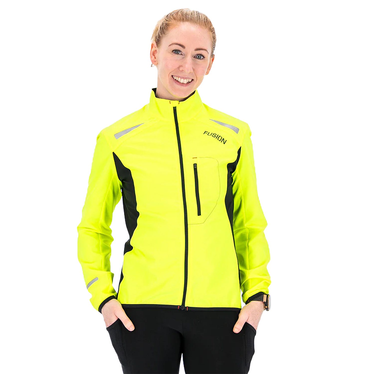 94509-Fusion-S1-Run-Jacket-geel-dames-afbeelding-1