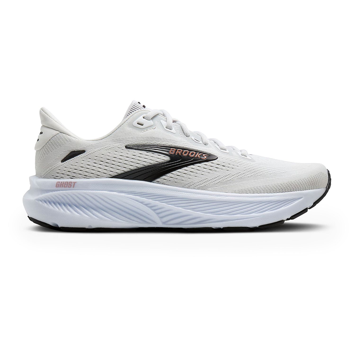 145218-Brooks-Ghost-18-hardloopschoenen-WhiteBlackRose-Gold-dames-afbeelding-1