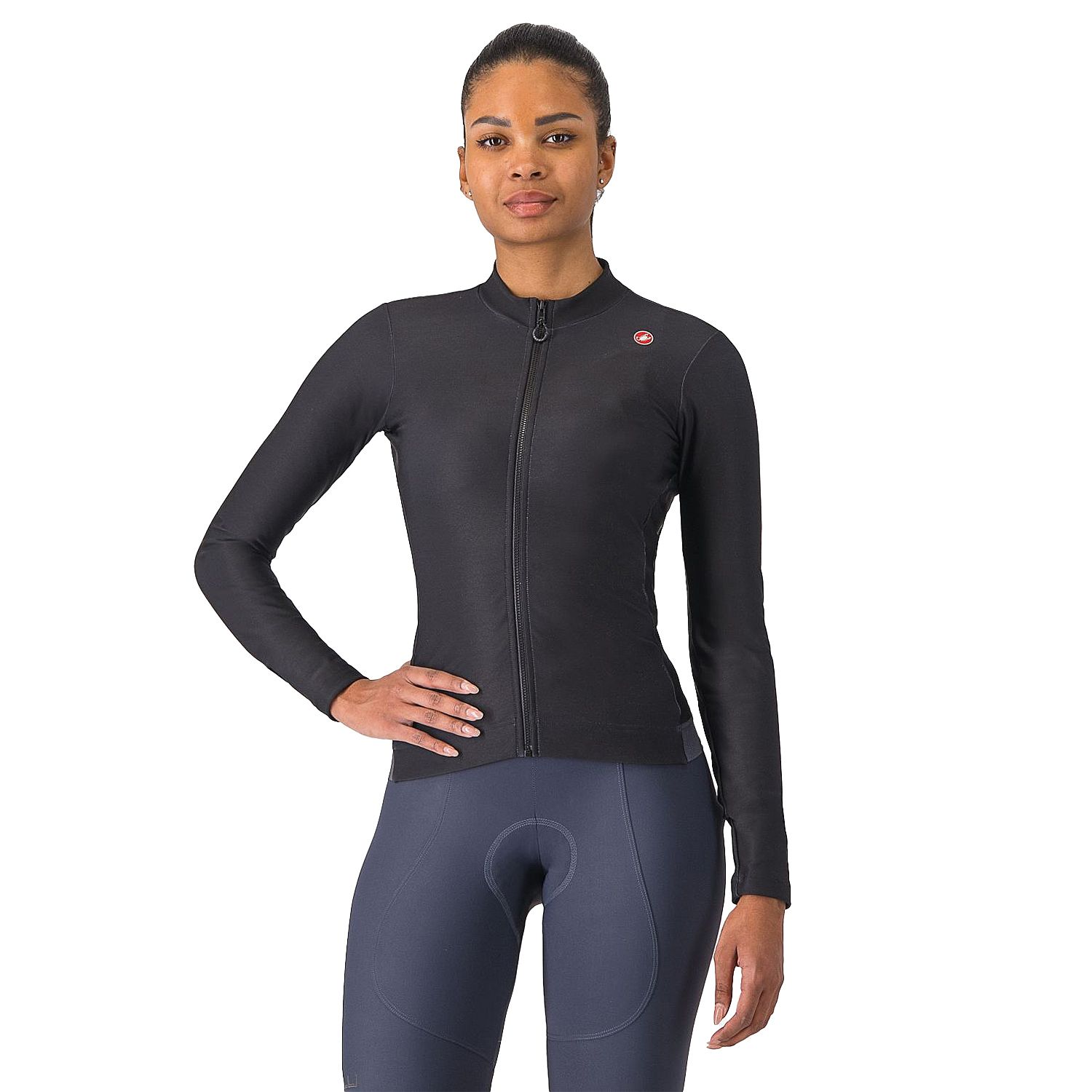 103701-Castelli-Espresso-thermal-fietsshirt-lange-mouw-light-black-dames-afbeelding-1