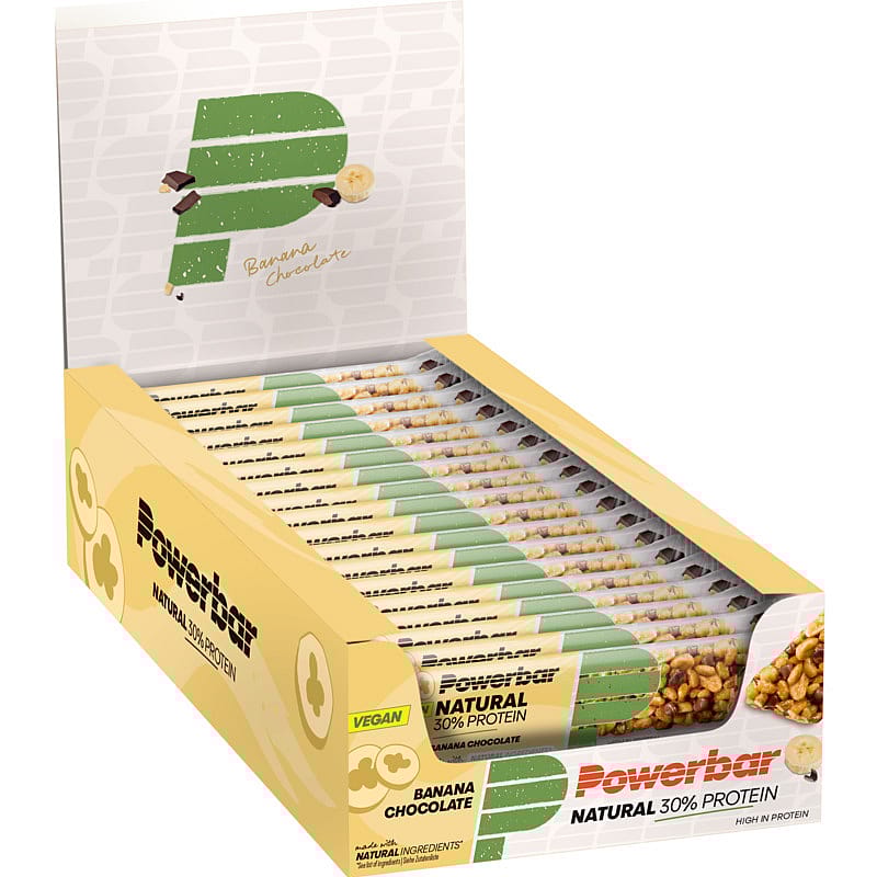 23450-Powerbar-Natural-protein-bar-banaan-chocolade-24-x-40-gram-afbeelding-1