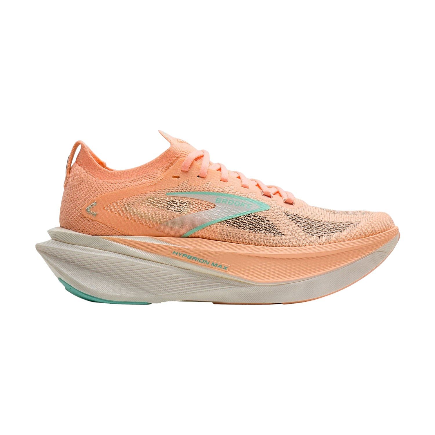 143927-Brooks-Hyperion-Max-3-hardloopschoenen-CoralYuccaCoconut-dames-afbeelding-1