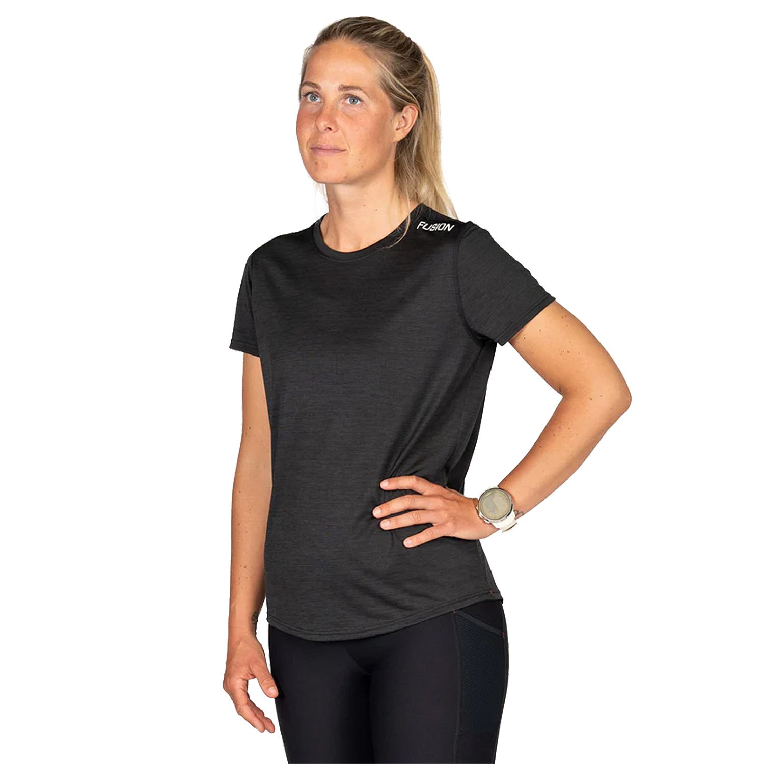 88688-Fusion-C3-T-shirt-zwart-dames-afbeelding-1