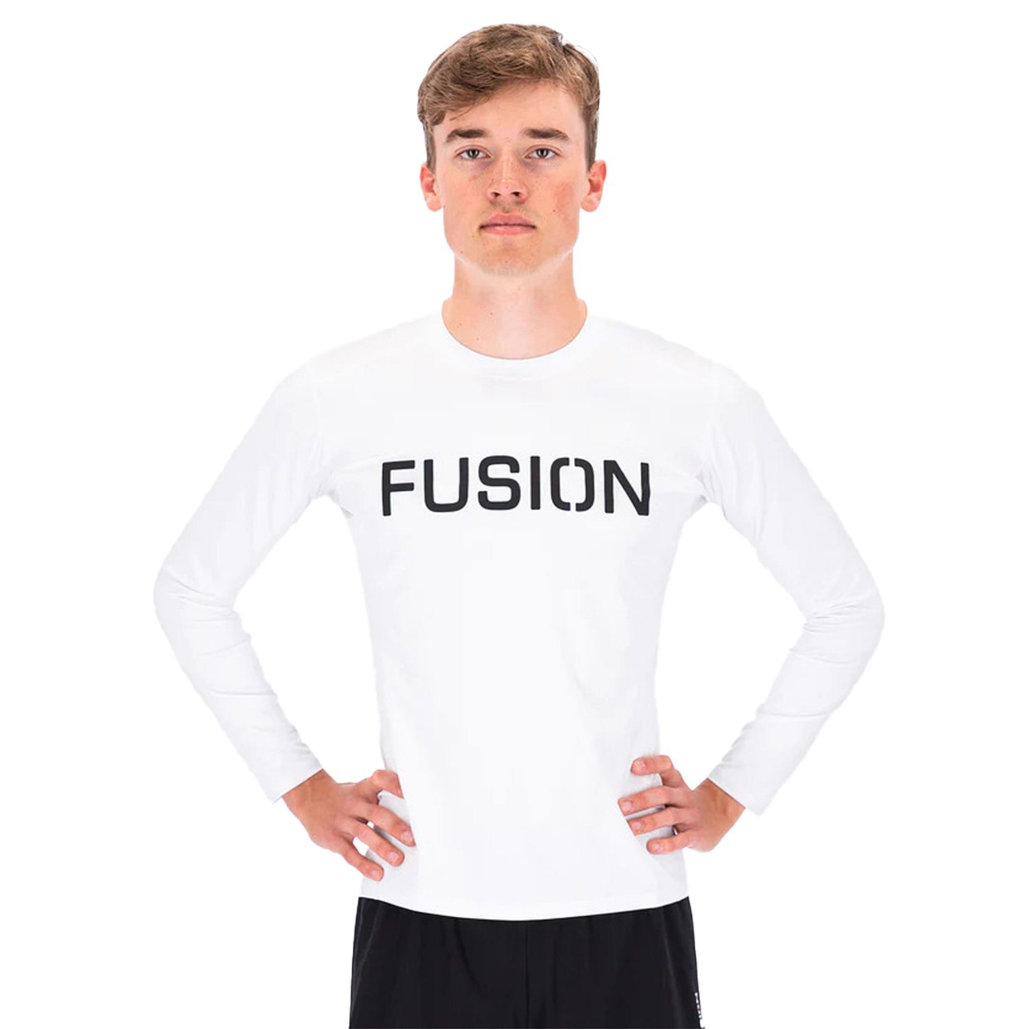 94299-Fusion-SLi-LS-shirt-witzwart-heren-afbeelding-1