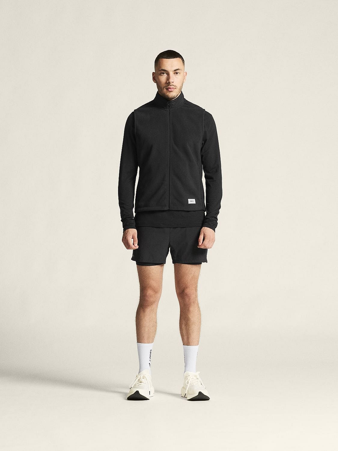 120304-Craft-Subz-Fleece-hardloopvest-mouwloos-zwart-heren-afbeelding-2