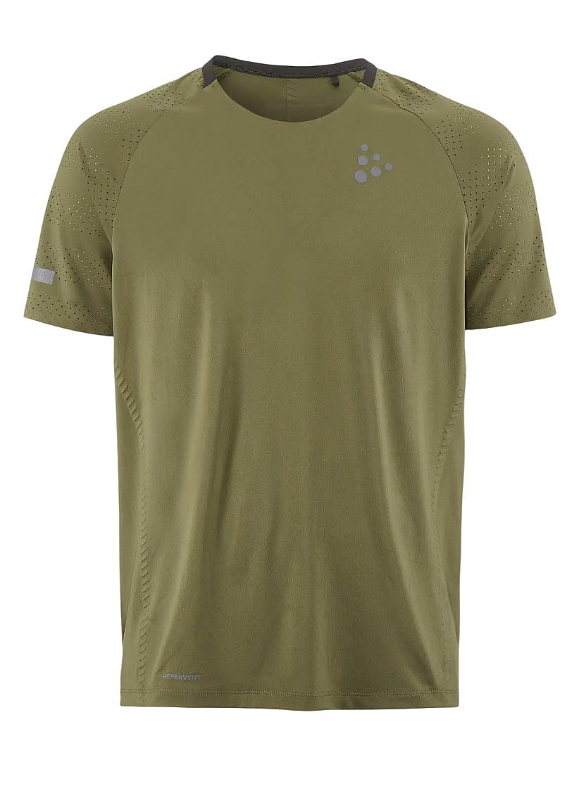 114771-Craft-PRO-Hypervent-hardloopshirt-korte-mouw-2-groen-heren-afbeelding-1