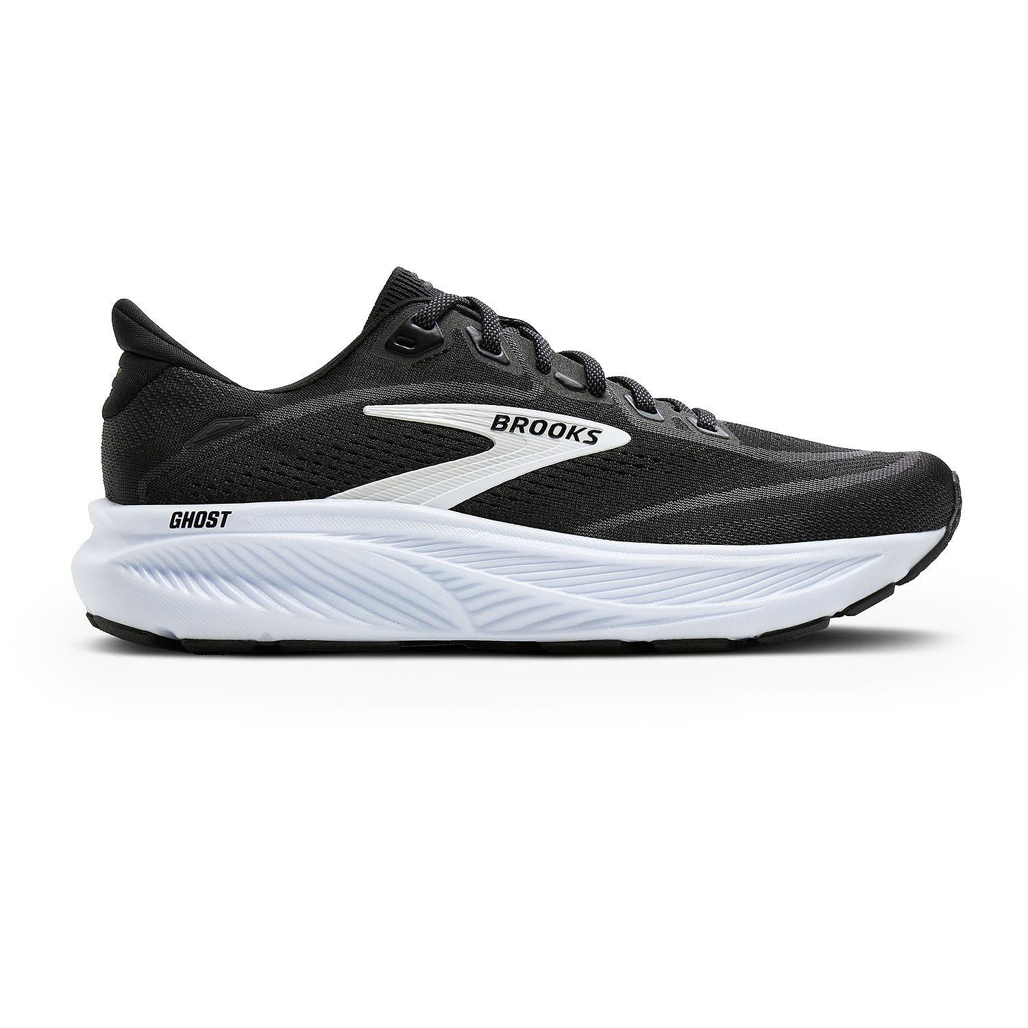 145211-Brooks-Ghost-18-hardloopschoenen-BlackGreyWhite-dames-afbeelding-1