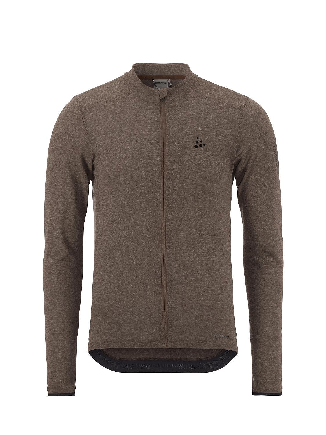 119675-Craft-Core-Bike-Essence-Wool-Jersey-lange-mouw-bruin-heren-afbeelding-1