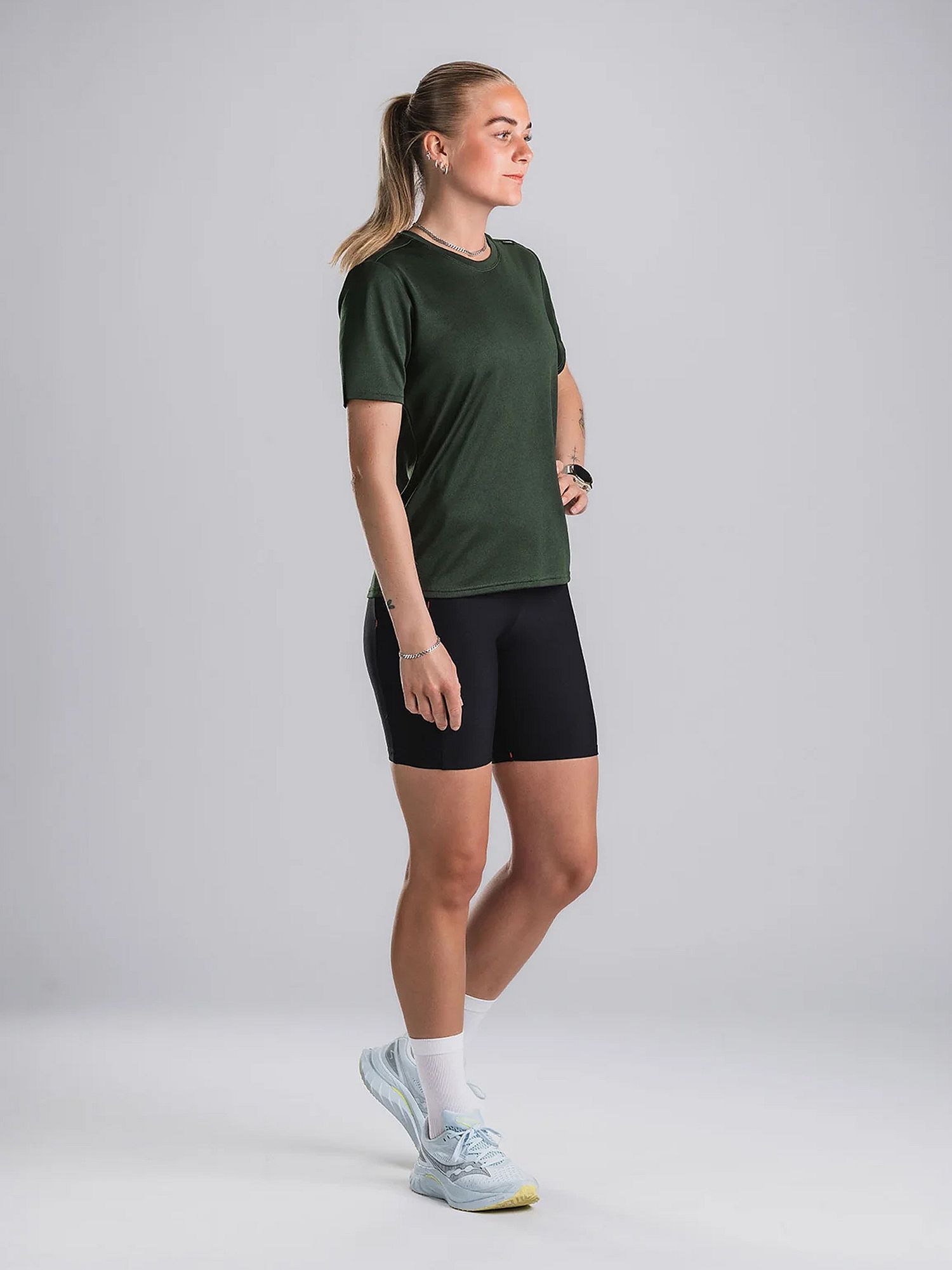 144522-Fusion-Tempo-Two-Run-T-shirt-dames-groen-afbeelding-3