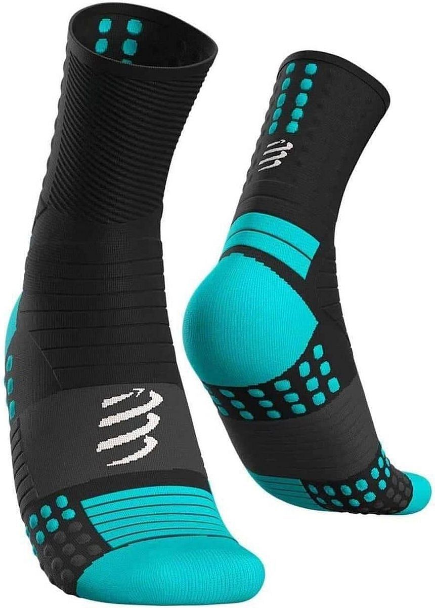 90272-Compressport-Marathon-hardloopsokken-zwartblauw-afbeelding-1