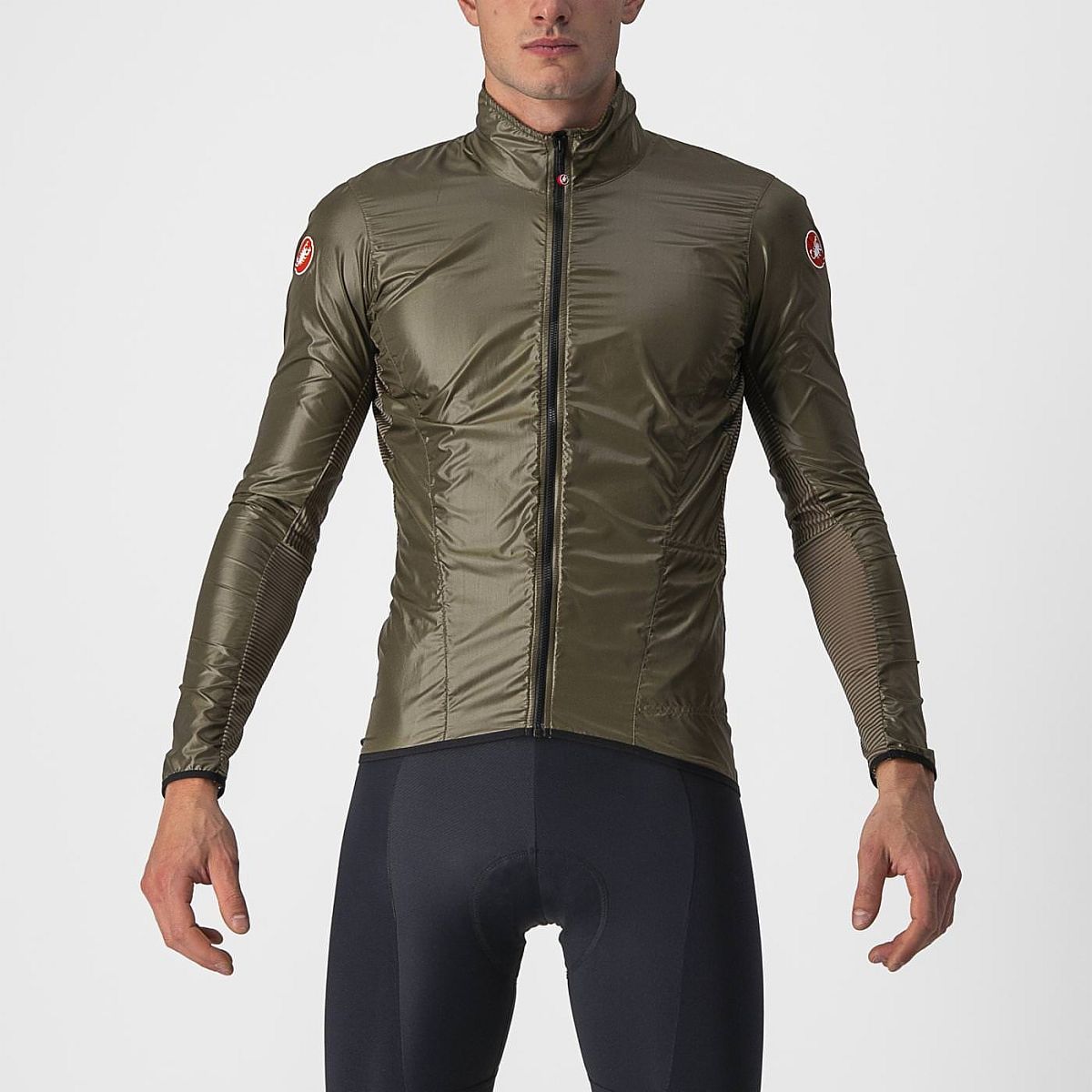 81458-Castelli-Aria-shell-fietsjack-bruin-heren-afbeelding-1