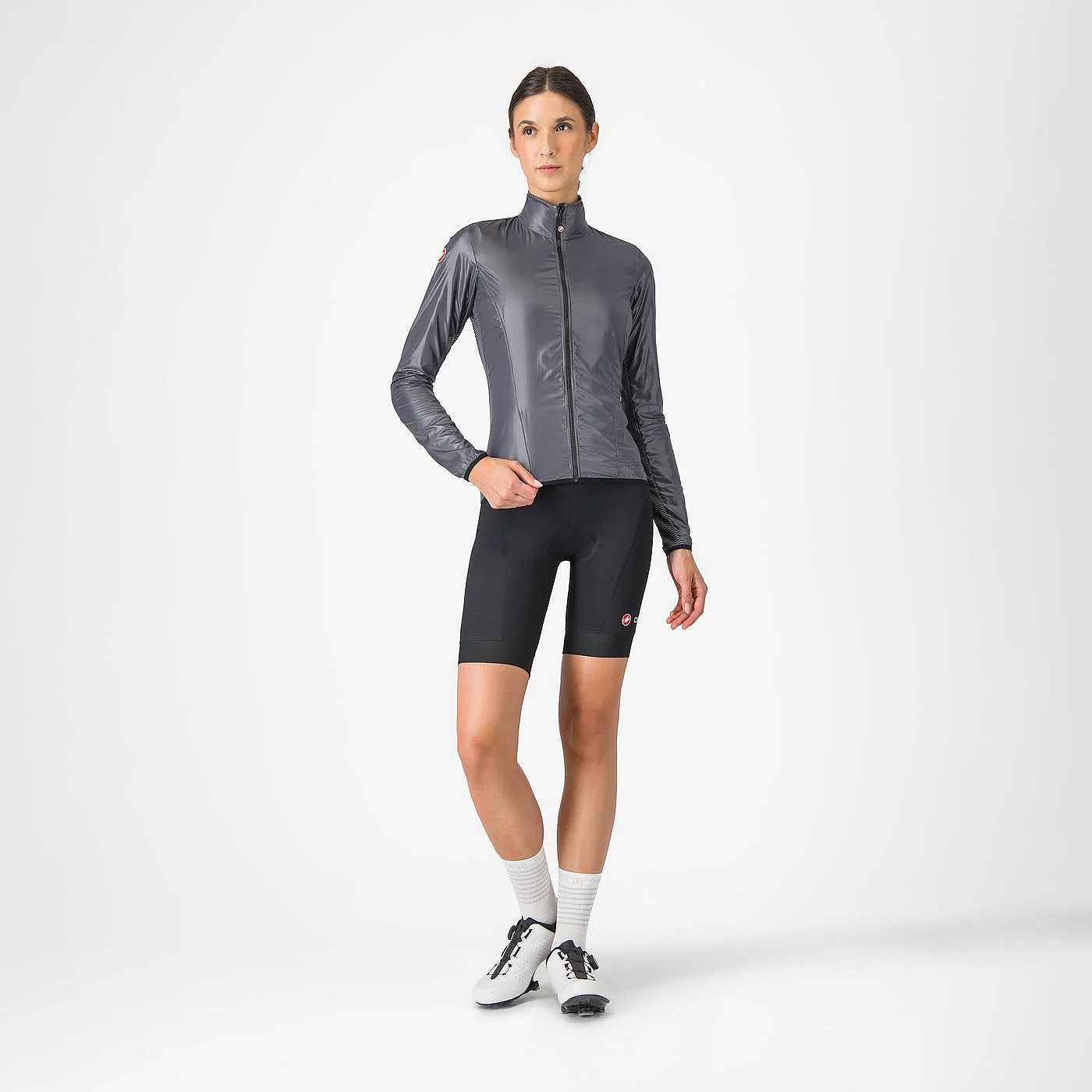 108012-Castelli-Aria-shell-fietsjack-lange-mouw-dark-grey-dames-afbeelding-2