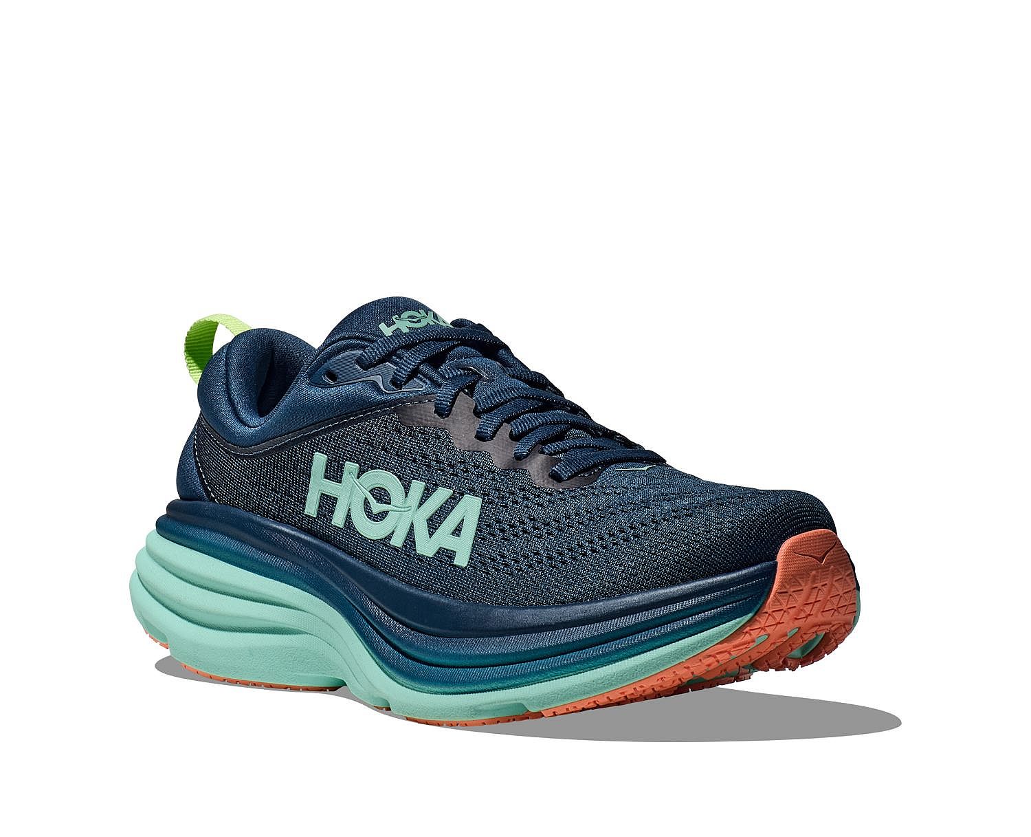 100904-Hoka-Bondi-8-hardloopschoenen-blauwgroenoranje-dames-afbeelding-2