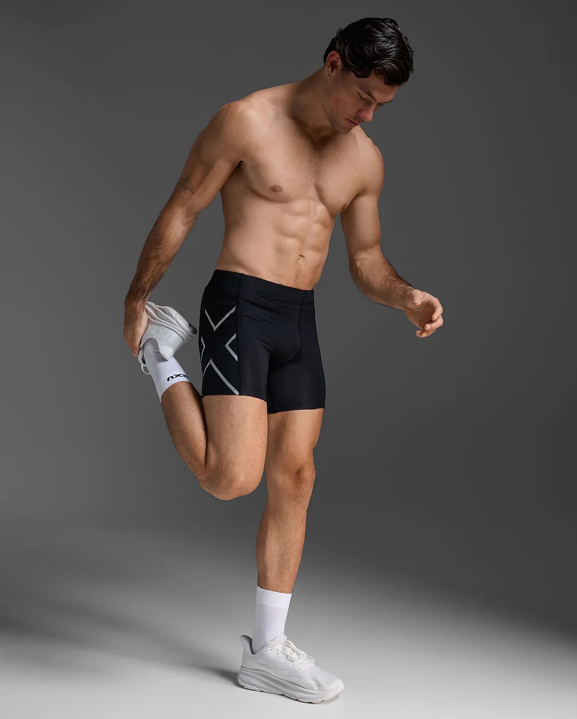 113484-2XU-Core-Compression-12-Shorts-BlackSilver-Heren-afbeelding-5