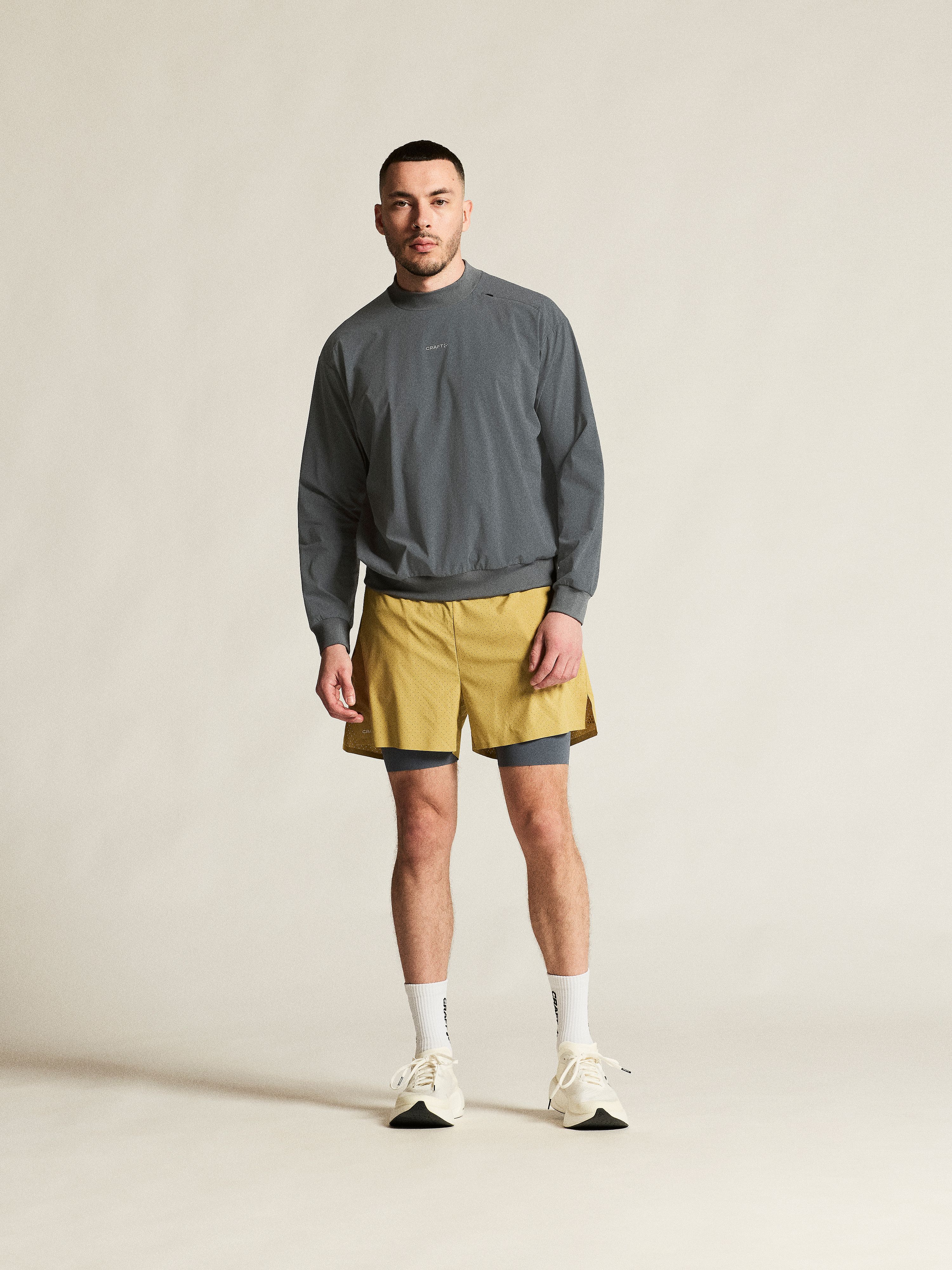 142502-Craft-hypervent-2-in-1-hardloopbroek-heren-khaki-afbeelding-3