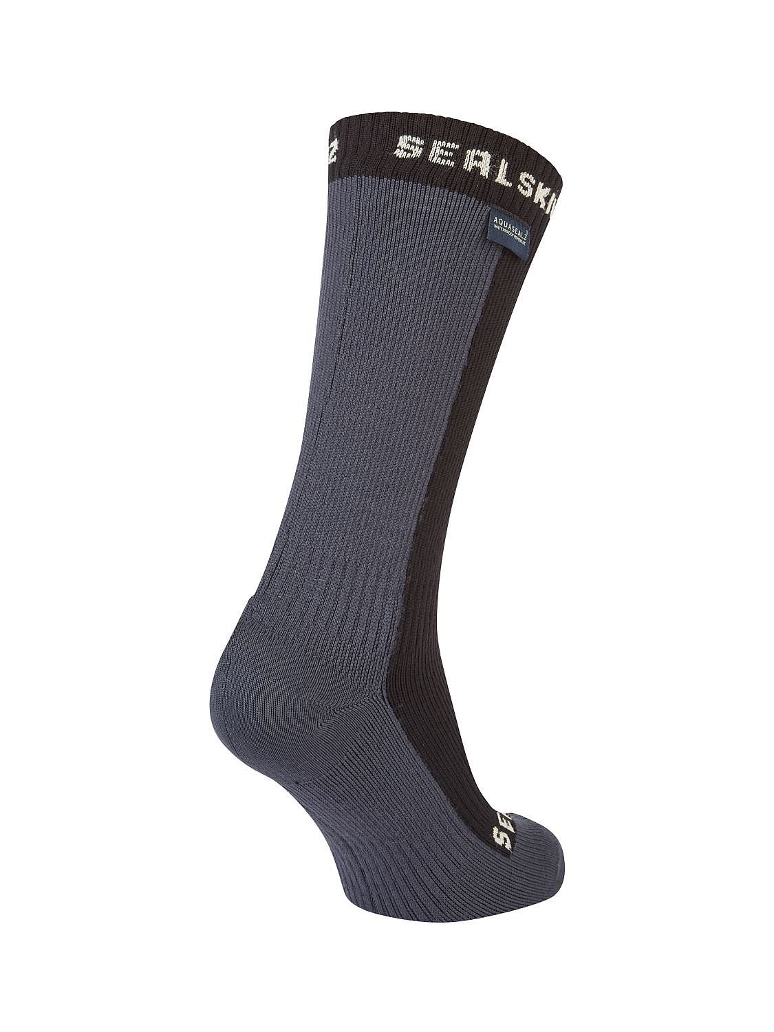 104009-Sealskinz-starston-waterproof-mid-length-fietssok-zwart-unisex-afbeelding-1