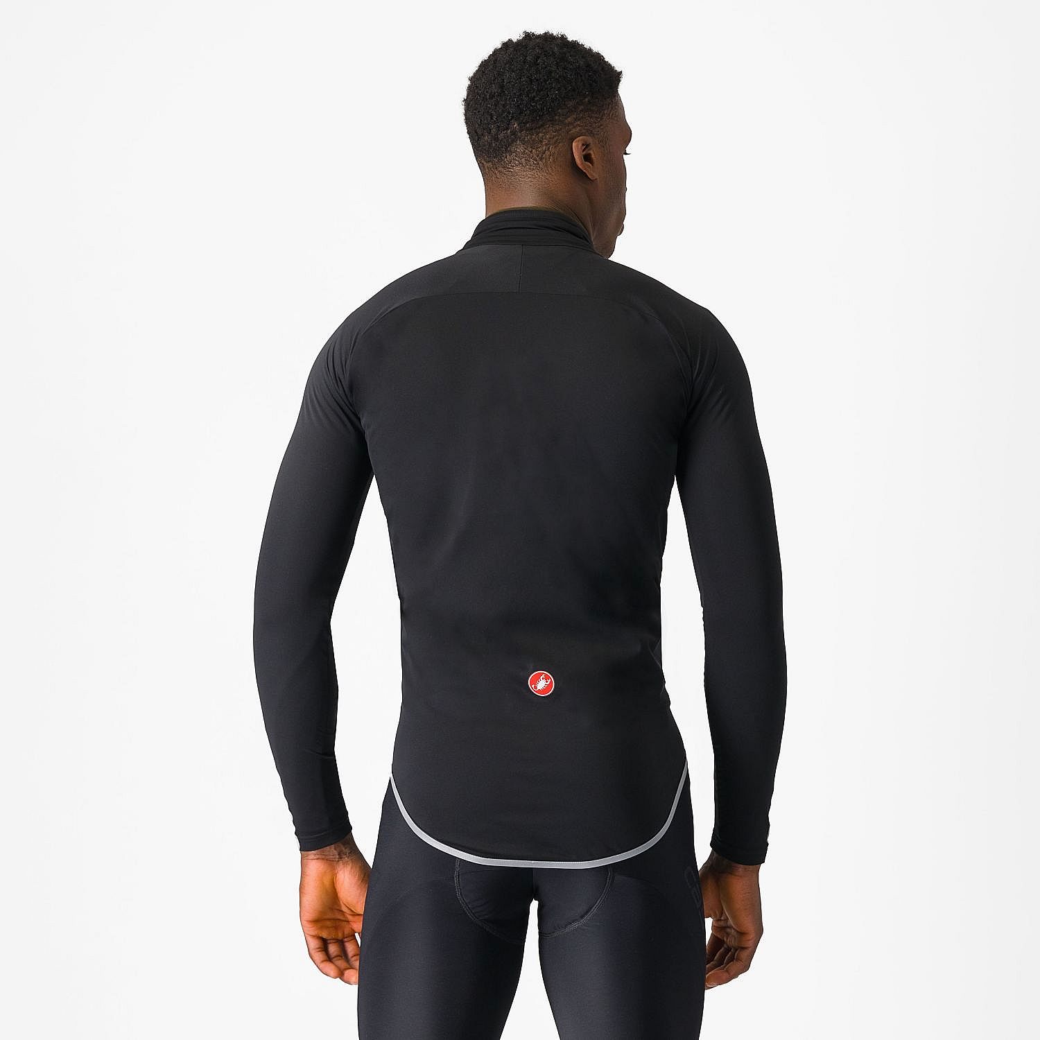 103449-Castelli-Ultra-rain-cape-lange-mouw-blacksilver-reflex-afbeelding-2
