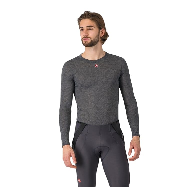 120058-Castelli-Medio-Base-Layer-lange-mouw-Melange-gray-heren-afbeelding-1
