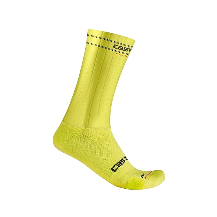 4525030-383-Castelli-fast-feet-3-fietssok-electric-lime-unisex-afbeelding-1