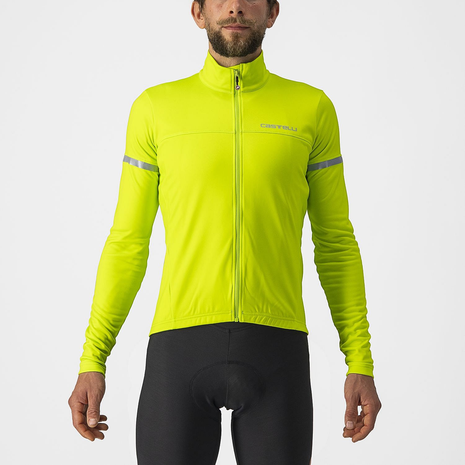 81676-Castelli-Fondo-2-lange-mouw-fietsshirt-groengeel-heren-afbeelding-1