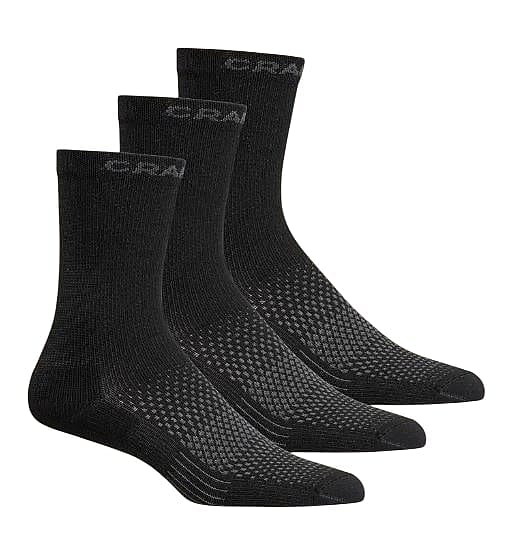 109624-Craft-CORE-high-dry-sock-3-pack-zwart-unisex-afbeelding-1