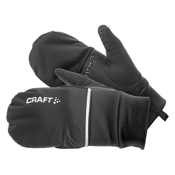 47733-Craft-Hybrid-weather-hardloophandschoen-zwart-afbeelding-1
