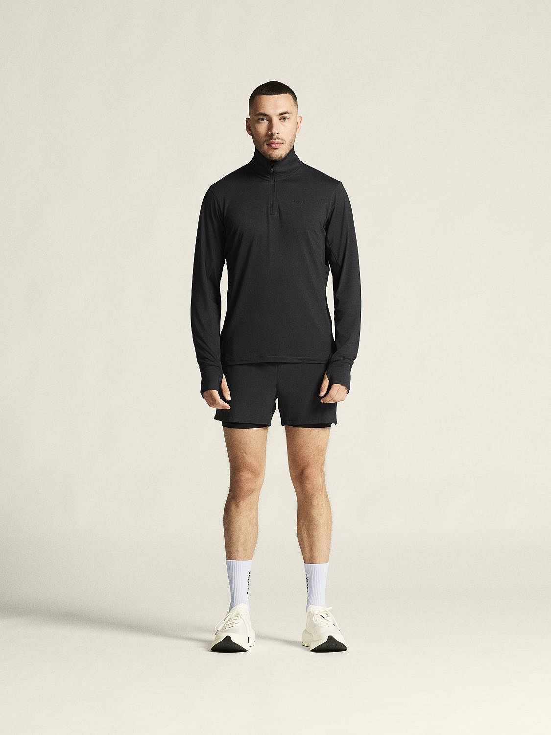 119065-Craft-Flow-Half-Zip-ondershirt-lange-mouw-zwart-heren-afbeelding-5