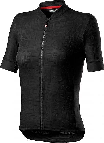 65466-Castelli-Promessa-Jaquard-SS-fietsshirt-zwart-dames-afbeelding-1