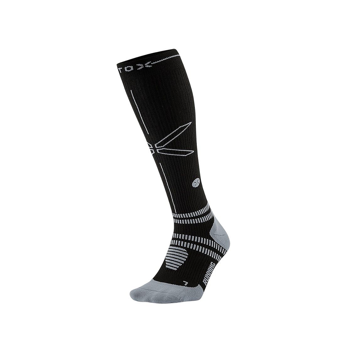 RUNSKM-8082-Stox-Running-Socks-zwartgrijs-heren-afbeelding-1